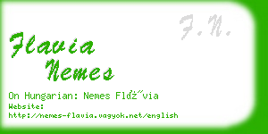 flavia nemes business card